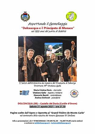 orchestra principato di seborga in concerto aspettando il gemellaggio principato di monaco dolceacqua 21 agosto 2021
